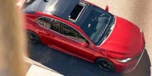 red 2021 toyota camry