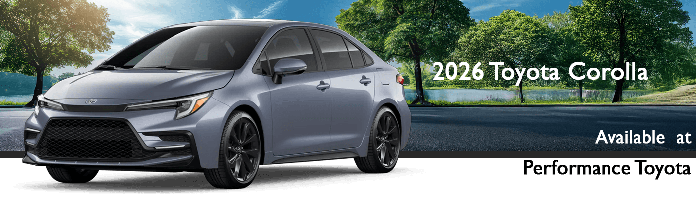 2026 Toyota Corolla at Performance Toyota